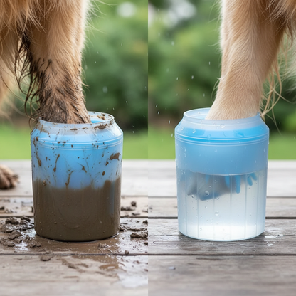 Effortless Paw Cleaning with the New Portable Dog Paw Cleaner Cup – Soft Silicone Combs for Quick and Easy Foot Washing!