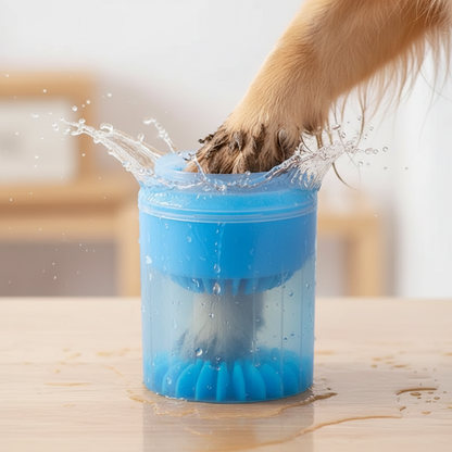 Effortless Paw Cleaning with the New Portable Dog Paw Cleaner Cup – Soft Silicone Combs for Quick and Easy Foot Washing!